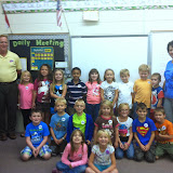 WBFJ Cici's Pizza Pledge - Northwest Elementary - Mrs. Ring's 1st Grade Class - Lexington- 9-17-14