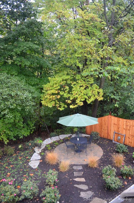 round paver patio