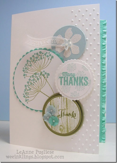 LeAnne Pugliese WeeInklings Paper Players 188 Summer Silhouettes Thank You Stampin Up -2
