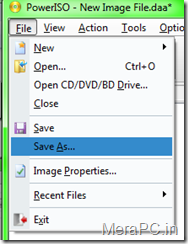 Saving the bootable Image