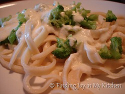 Chicken Alfredo and Homemade Pasta {re-created wedding dinner}