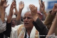 Friday prayer on 60 Meter Rd, Sana'a, Yemen جمعة الوفاء لأبين  في شارع الستين بصنعاء