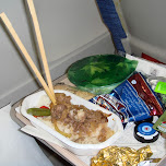 food on the aircanada plane in Chiba, Japan 