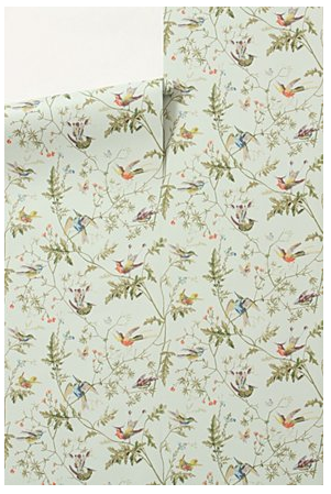 The whimsy and color palette of this pattern don't take away from its sophisticated look. (anthropologie.com) The whimsy and color palette of this pattern don't take away from its sophisticated look. (anthropologie.com)