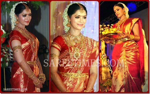 Mamatha_Mohandas_Wedding_Saree