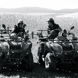Tianshan - Attraction buggy au pied de la dune
