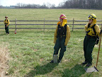 Crew staged to burn unit C1