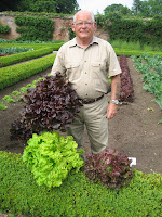 Gardener with his lettuce!