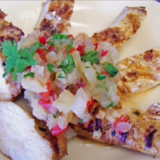 Grilled Southwestern Chicken With Pineapple Salsa