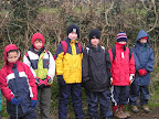 Getting ready to hike