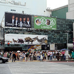 smap softbank ad in shibuya in Tokyo, Japan 