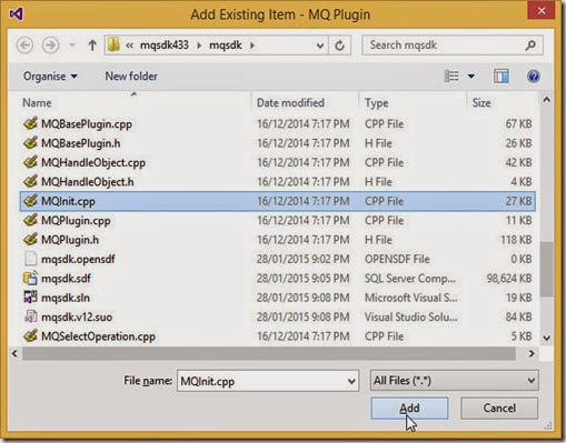 Add MQInit cpp Add MQInit cpp