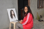 Jyampa Lhaden (Ivy) painting