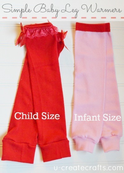 Simple Baby Leg Warmers Tutorial...infant and child sizes! www.u-createcrafts.com