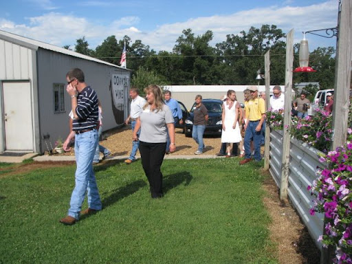 Congressman Blunt's annual Southwest Missouri Agriculture Tour arrives at Oovvda Winery in north Springfield.