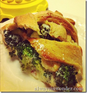 braided calzone