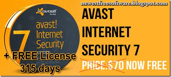 Avast internet security 7 license