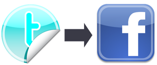 Twitter para Facebook