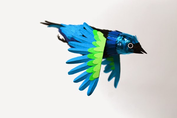 Фантастические бумажные птицы Дианы Белтран Эррера (10 фото) | Картинка №5