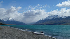 Neuschnee, Lake Ohau.