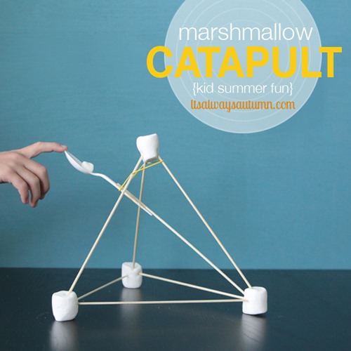 cheap kids crafts diy marshmallow catapult activity cheap kids crafts diy marshmallow catapult activity
