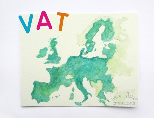 Europe map illustration vat hazel fisher creations 2