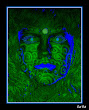 Green Face Girl