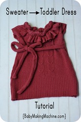 sweater dress toddler tutorial sweater dress toddler tutorial
