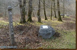 Señalización dolmen Ithé 1 Señalización dolmen Ithé 1