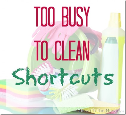 Too Busy To Clean Shortcuts-2 Too Busy To Clean Shortcuts-2