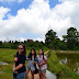 Bloggers along a lake in Dizon Farms in Kapatagan