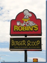 8042 Ontario Trans-Canada Highway 17 Ignace - Robin's sign