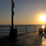 On the pier in Huntington Beach