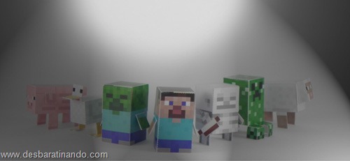 Paper Toys minecraft 1