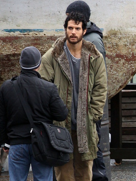 Exclusive: Henry Cavill On Set Of "Man Of Steel"