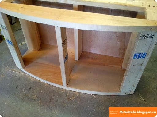 bowfront aquarium stand