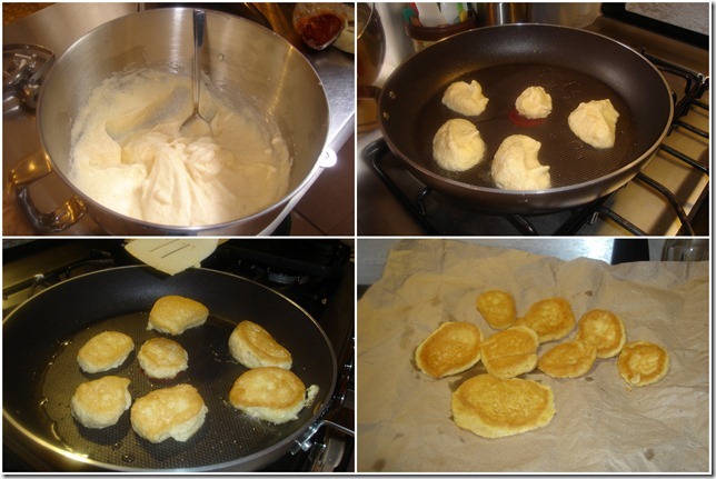 Tortitas de camarón en pipián rojo con nopales Tortitas de camarón en pipián rojo con nopales