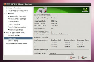 NVIDIA PowerMizer in Ubuntu Linux
