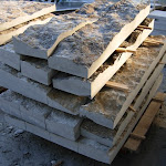 7 - Sawn rock-faced strips