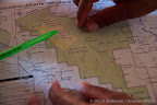 The Achuar were meeting to decide how to respond to the government's creation of an oil concession over their ancestral territory (Lote 64) and exploratory drilling in ancient hunting grounds by Canadian oil company Talisman Energy.