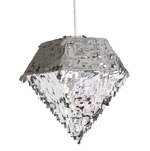 Can you believe this is a pinata? We love the diamond shape. Can you believe this is a pinata? We love the diamond shape.