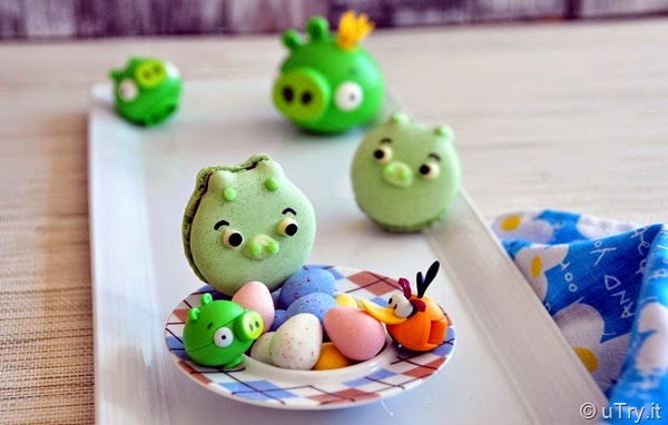 Angry Birds Piggy French Macarons   http://uTry.it