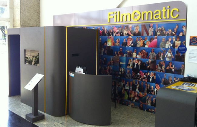 Filmomatic chega ao Shopping Estação em Curitiba. Foto: ShoppingEstação@facebook fimomatic shopping estacao curitiba
