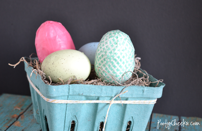 Super Easy Washi Tape Easter Eggs