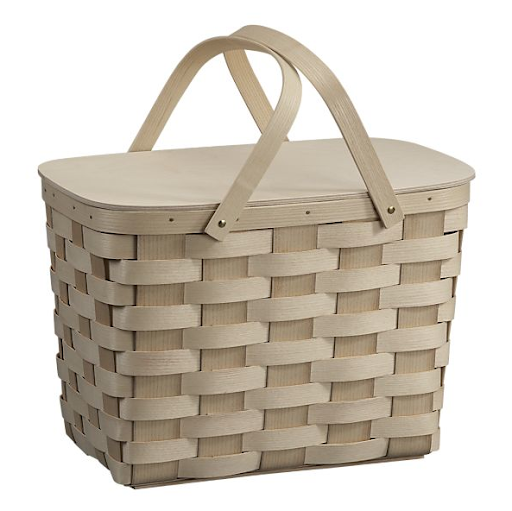 The possibilities for picnic baskets are more open than ever. Here is a tried and true classic. (crateandbarrel.com) The possibilities for picnic baskets are more open than ever. Here is a tried and true classic. (crateandbarrel.com)