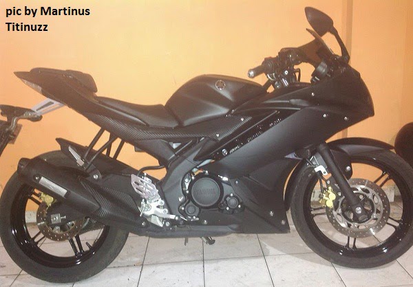 Modif Yamaha R25 Hitam Modif Yamaha R25 Hitam