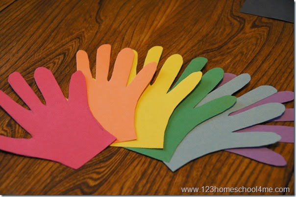 rainbow hand art rainbow hand art