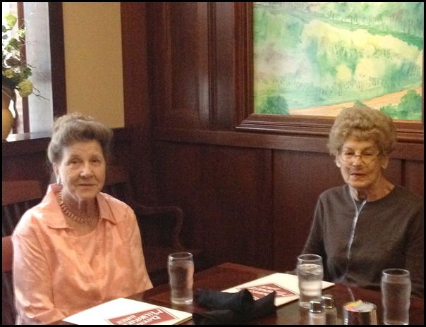Donna Crouse and sister Mary Lou Mattiussi 2012