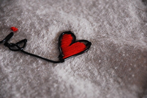 wire embroidery