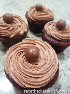 Chocolate Malt Cupcakes